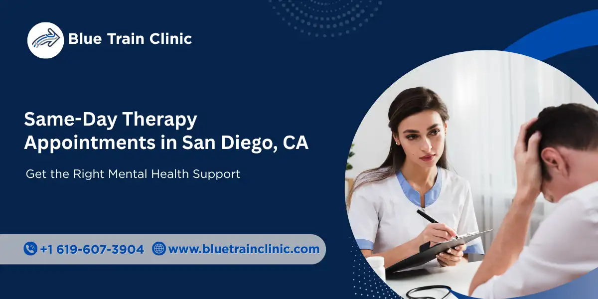 same day therapy appointments in San Diego ca
